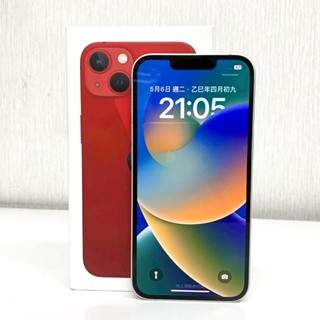 『ZU』附發票 9成5新 APPLE iPhone 13 臺灣版 128G 6.1吋 無線充電 二手機 工作機 臉部辨識
