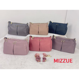 (臺灣現貨6色)mizzue品牌 小托特包 多格層 厚磅尼龍輕巧斜揹包 防水女包 韓版可拆式多層2用包 百搭xw1001