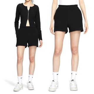 NIKE 短褲 AS W NSW 黑色 3吋 高腰 休閒褲 女 FN3675-010