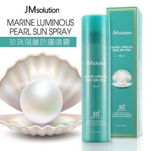 韓國 JM solution 海洋珍珠 防曬噴霧 180ml 全身防曬 淨白 JM 防曬 防水防汗 噴霧 隔離防曬 防曬
