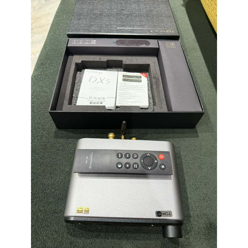 雙料設計大獎 TOPPING DX5 MQA DAC一體機 XLR平衡輸出 平衡耳機  前級功能