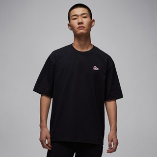 NIKE 短T AS M J 黑色 刺繡LOGO AJ1 短袖 上衣 男 HJ2327-010