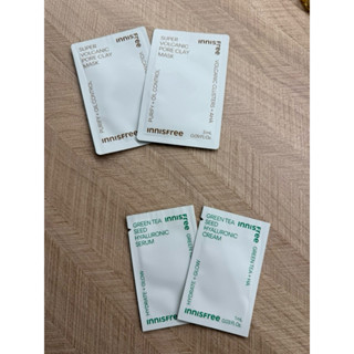 innisfree （2+2）超級火山泥毛孔潔淨面膜（下單贈送綠茶籽保濕精華+保濕霜）