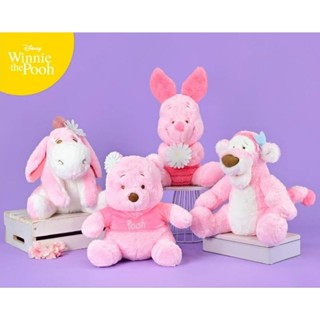 12"&16"維尼家族少女心系列（全4種）可愛 winnie 跳跳虎 小豬 屹耳 生日 兒童 耶誕 禮物 娃娃 玩偶抱枕