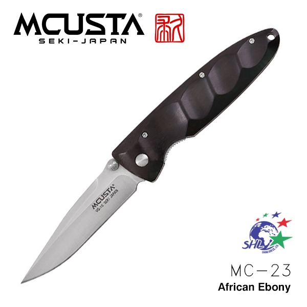 Mcusta - 摺疊戶外工具刀 / 非洲黑檀木柄 / VG-10鋼 / 日本製 - MC-23 詮國
