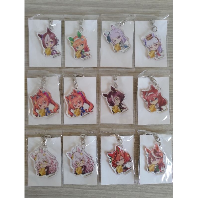 【宅居小鋪】賽馬娘 壓克力 吊飾 鑰匙圈 特別週 黃金船 大和赤驥 伏特加 美浦波旁 琵琶晨光 優秀素質 魯道夫象徵