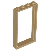 【金磚屋】60596DTN1 LEGO 樂高零件 Dark Tan Door