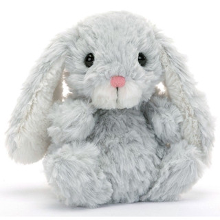 【現貨】英國正品代購🇬🇧 Jellycat 銀色 灰色 美味兔 yummy bunny 鑰匙圈 吊飾 玩偶 娃娃