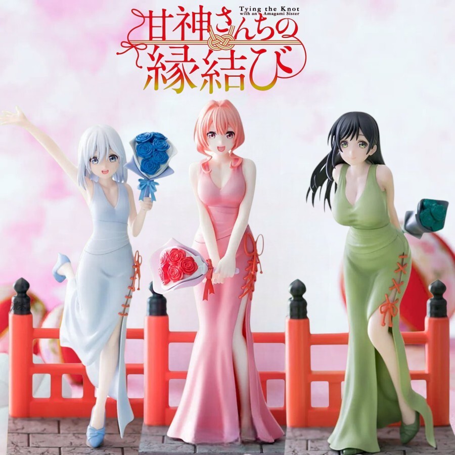 🔥鹿本🔥全新 日版 景品 SEGA Luminasta 結緣甘神神社 甘神朝姫 甘神夜重 甘神夕奈 禮服 公仔