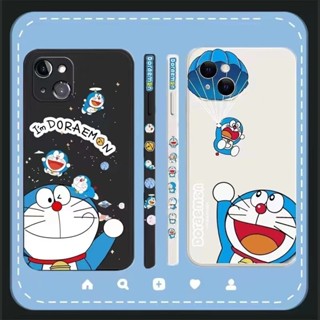 iphone 16E 16promax 16pro 16 15pro 14 13 12可愛藍胖子叮噹貓側邊圖案11手機殼