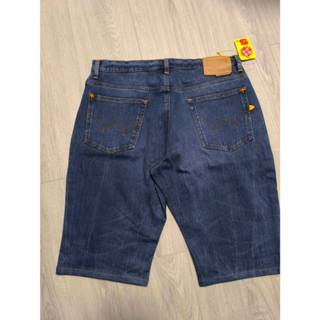 代購正品EDWIN‼️剪標品‼️男大人，牛仔短褲，有彈性 XL 號