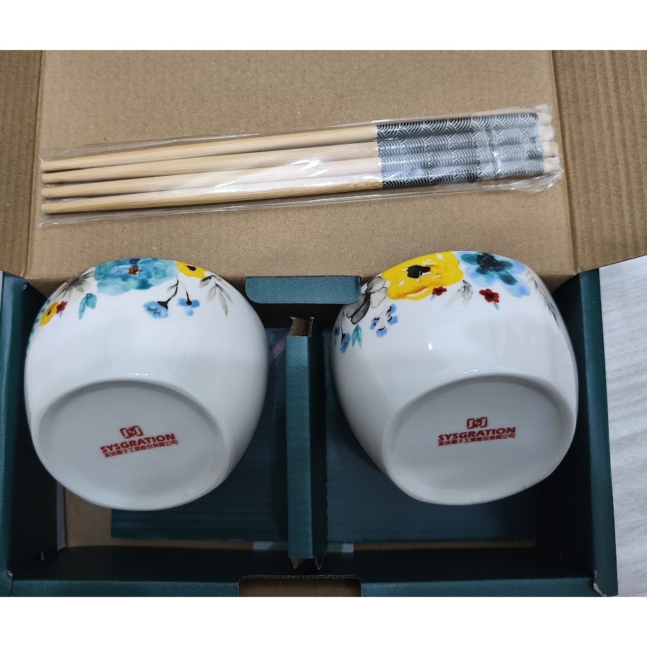 2碗+2筷 餐具組-系統電紀念品