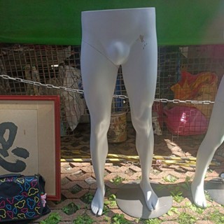 全新半身男生模特兒男生褲臺假人模特兒白色褲模展示服飾人臺櫥窗模特兒麻豆