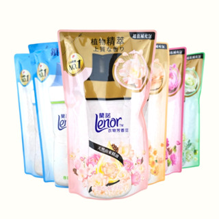 《臺灣公司貨 電子發票》Lenor 蘭諾 衣物芳香豆 455ml 補充包 香香豆 香香粒 洗衣香香豆 淨白純棉 春暖晨露