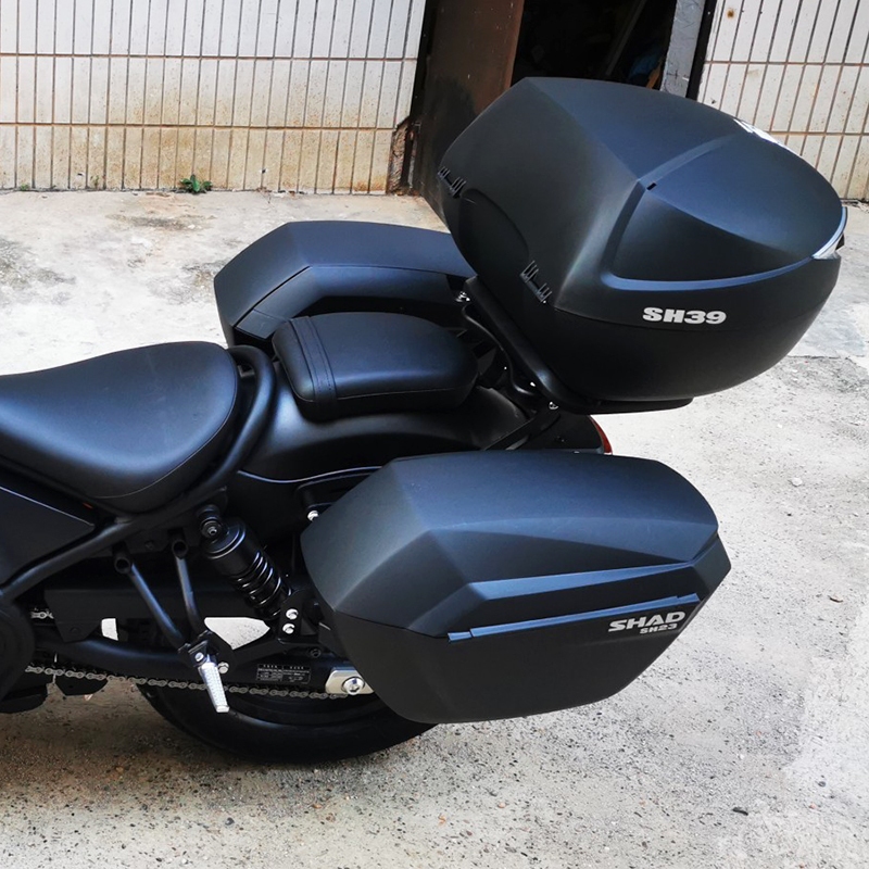 rebel 500機車後行李箱 適用於 本田 叛軍1100改裝機車置物箱 rebel500S  rebel500