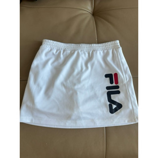 全新 FILA kids 白色夏季運動短裙 女 吸濕排汗 尺寸155