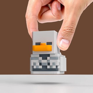 TUBBZ-2吋潮流浴缸迷你鴨 麥塊 MINECRAFT 骷髏