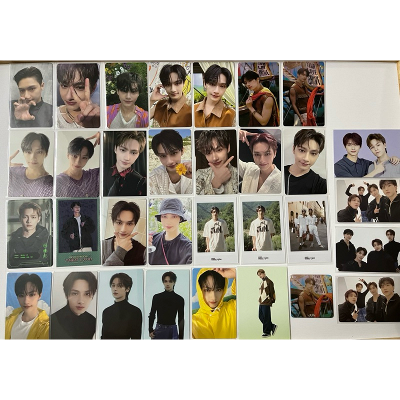 SEVENTEEN 俊 Jun 小卡 會員禮 克拉盤 年曆 正四 特典卡 隨機卡 拍立得 俊輝 nana tour