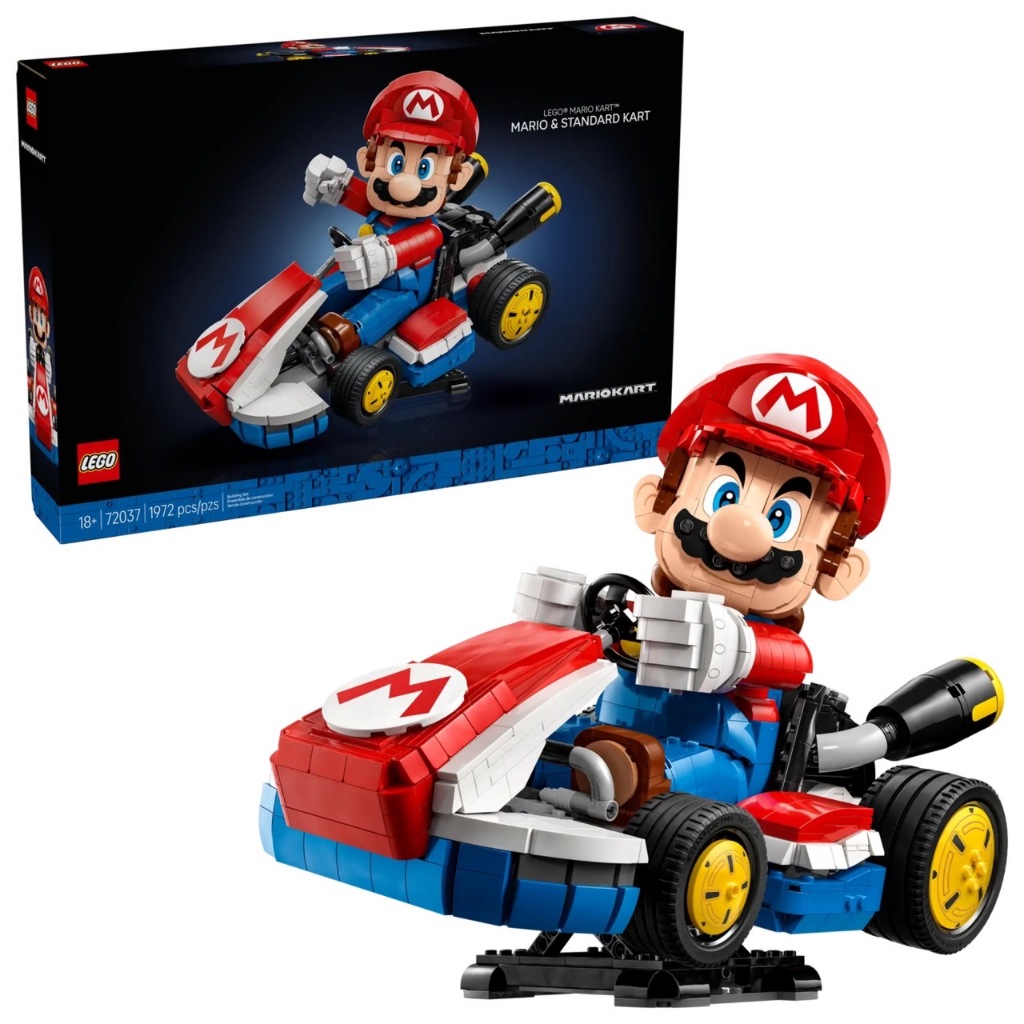 LEGO 72037 瑪利歐賽車™ : 瑪利歐＆標準車 樂高® Super Mario【必買站】樂高盒組