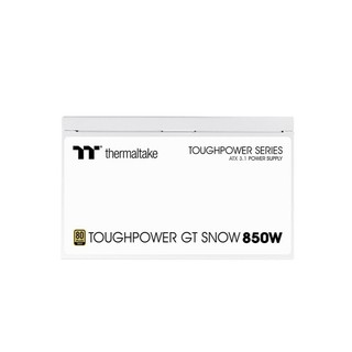 米特3C數位–Thermaltake 曜越 Toughpower GT 850W 金牌全模電源 黑色/白色