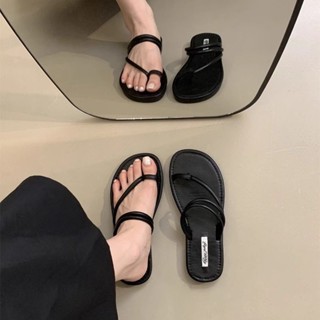 [實惠涼鞋女]今日特價~銀色細帶拖鞋女 夾腳拖 夏天涼鞋 法式涼鞋 新款人字拖鞋 僊女平底涼鞋 度假海邊沙灘鞋 韓國涼鞋