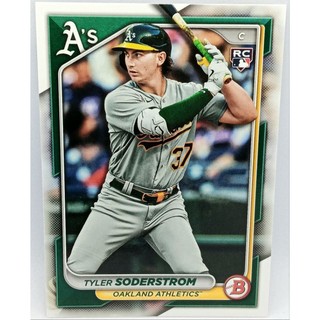 運動家 Tyler Soderstrom RC新人卡 Bowman 2024 Topps mlb球員卡棒球卡