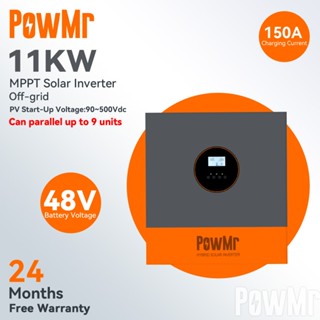 PowMr MPPT 11000W 太陽能逆變器混合逆變器 220V 內建150A 控制器 48V系統 最多可並聯9臺