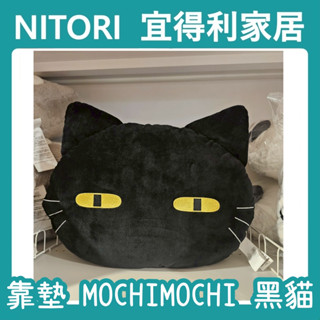 【竹代購】正品代購 nitori宜得利家居 黑貓靠墊 造型抱枕 靠枕 交換禮物 居家擺設 療癒 腳靠枕 娃娃 貓咪 貓