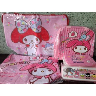 My Melody 美樂蒂 保溫保冷便當袋 美樂蒂保鮮盒便當盒 餐具 保溫袋 便當袋