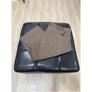 Massimo Dutti 卡其色斜紋彈性休閒長褲 30號