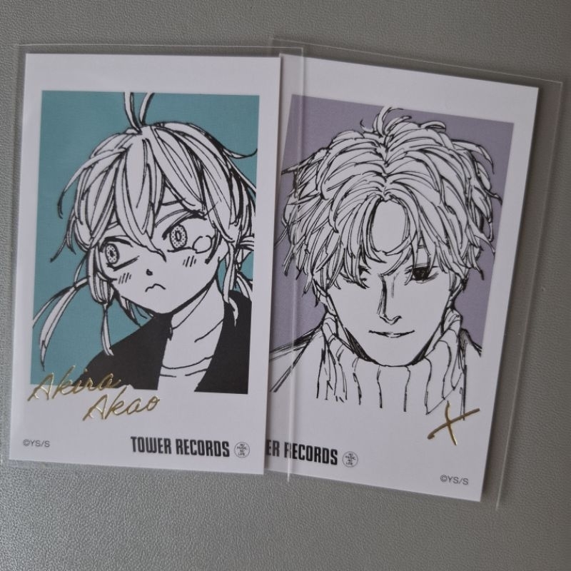 📍（整圖售）坂本日常 有月 赤尾晶 燙金簽名 卡片 小卡 拍立得