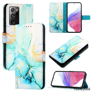 時尚大理石翻蓋皮套適用三星Note20Ultra手機殼note20保護套note10plus 9 8保護殼可插卡防摔全包