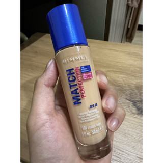 二手✨倫敦芮魅 Rimmel 粉底液 藍蓋 超完美吻肌保濕粉底液 101 classic ivory