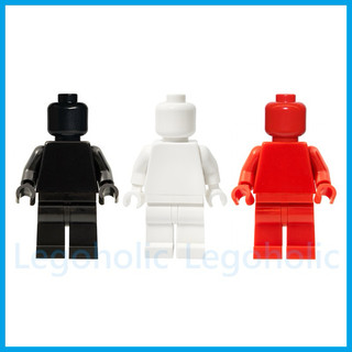 LEGO 樂高 白色 黑色 紅色 人偶 全新品, 素色人偶 素面 素色