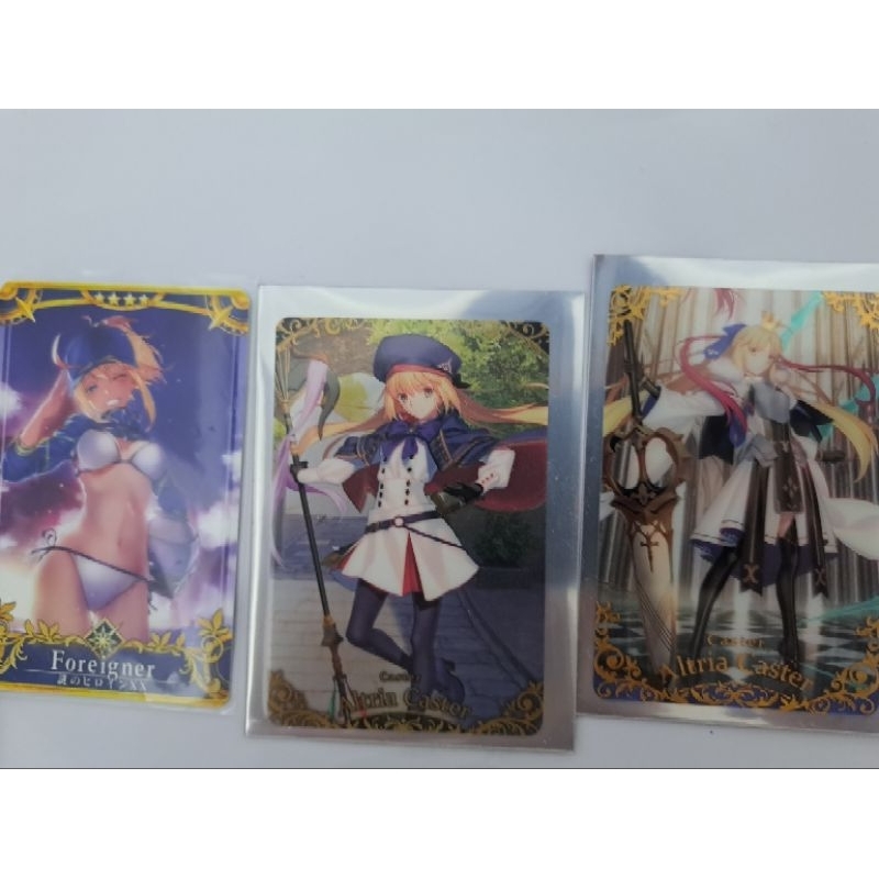 FGO 術莉亞 阿爾托莉亞Caster 餅卡 泳裝xx機台卡