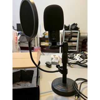 電容 心型 USB電腦麥克風 清晰麥克風 隨插即用 麥克風 適用語音/直播/網課/會議