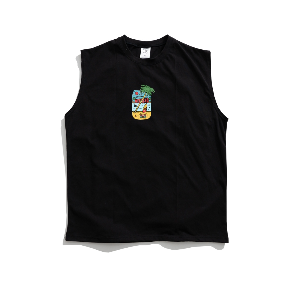 ONE DAY 台灣製 163A45 寬版背心 坦克背心 健身背心 舒服的睡衣