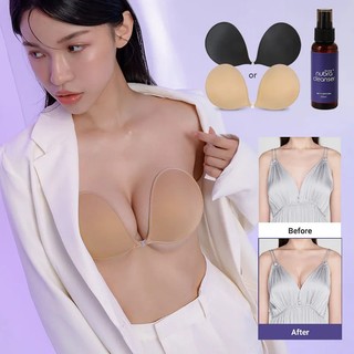 【NuBra 絕世好波｜隱形內衣】 F-Lite-輕型超值組+洗潔液 隱形內衣 爆乳集中 無痕穿搭 nubra入門
