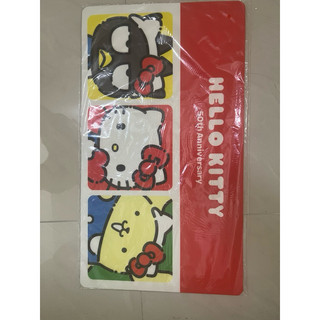 三麗鷗 HELLO KITTY 50週年紀念矽藻土吸水地墊 地毯 地墊