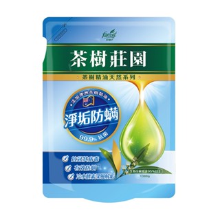 茶樹莊園 茶樹天然濃縮酵素洗衣精補充包 1300g【家樂福】