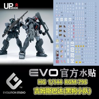 【Max模型小站】EVO HG(42) RGM-79S 吉姆斯巴達 黑狗小隊 隊長機 螢光水貼