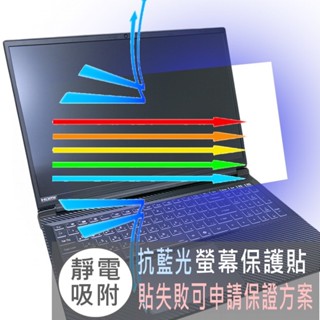 【Ezstick】GIGABYTE 技嘉 G6X 9KG C6LG 防藍光螢幕貼｜鏡面/霧面可選｜筆電螢幕保護貼