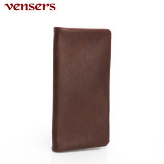 【vensers】牛皮潮流個性皮夾~(TJ805301咖啡長夾)