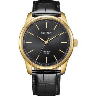 CITIZEN 星辰 GENT'S 簡約三針 時尚腕錶 皮革帶男錶 42MM (BH5002-02E)
