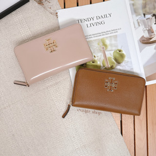 ✈️現貨🇺🇸i GO代購-Tory Burch TB Britten 裸空長夾 荔枝皮