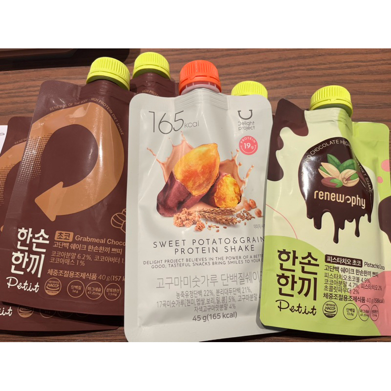 韓國代餐奶昔 巧口奶昔 💪🏼高蛋白飲品  ｜olive young｜renew phy