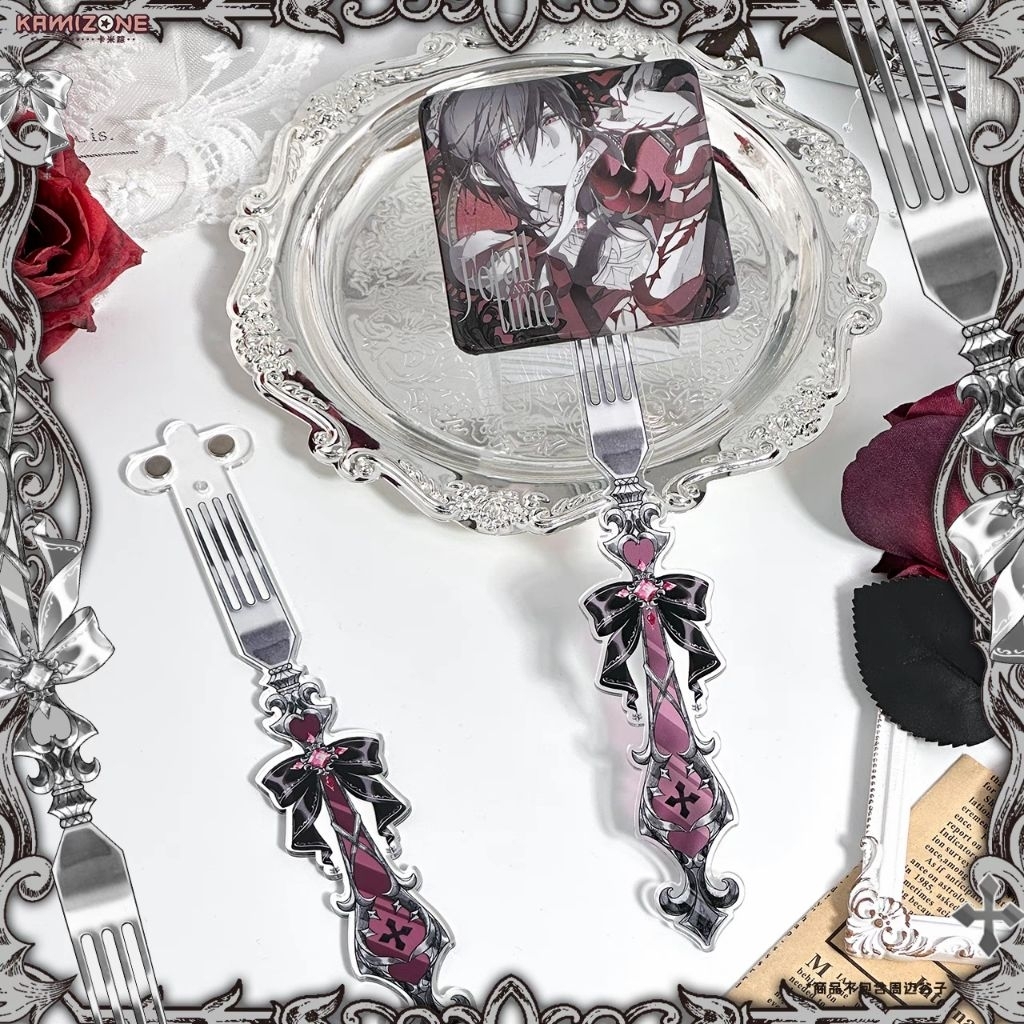 【代購】【現貨＆預購】12色 莉莉絲之爪 打卡棒 展示棒 谷美 哥德風 叉子 壓克力 磁吸 徽章 展示 拍照 卡米蹤