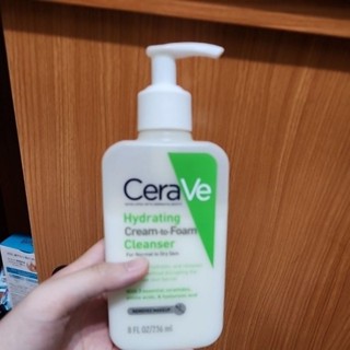 CeraVe 適樂膚 溫和洗卸泡沫潔膚乳(236ml/保濕洗臉卸妝)