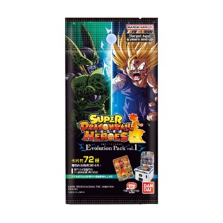 DSC☆全新 現貨 代理版 七龍珠英雄 Evolution Pack Vol.1 單抽 補充包 一包3張 卡片 卡包