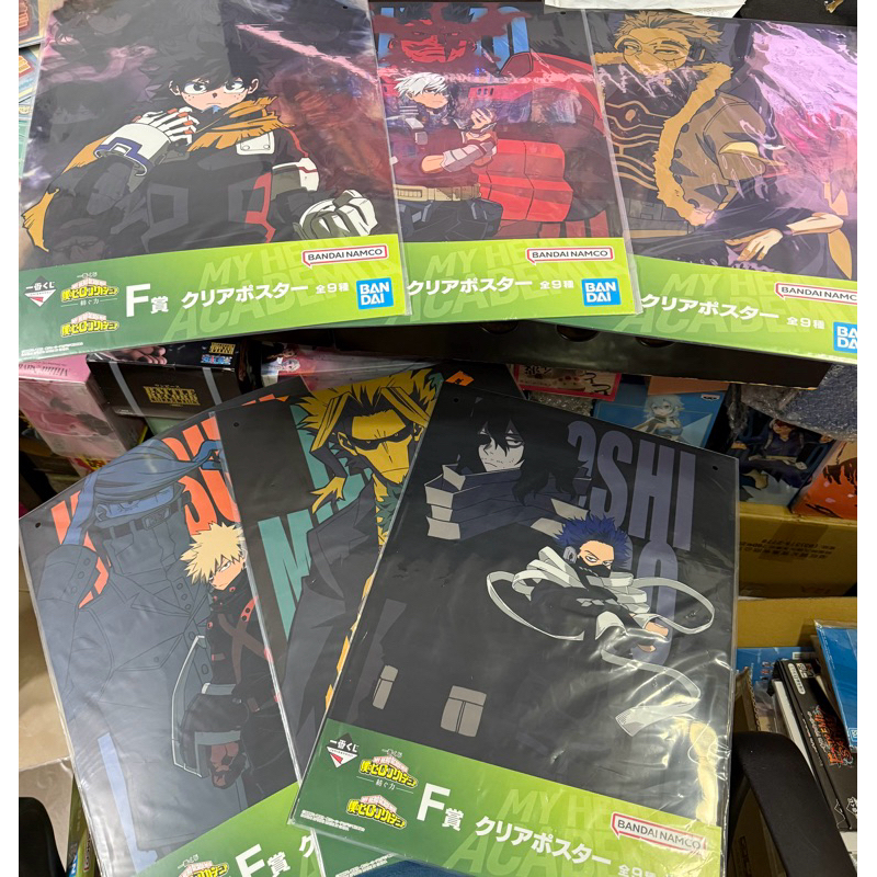 全新未拆 一番賞 我的英雄學院 我英 連繫的力量 H賞 毛巾 海報 資料夾 吊飾 E賞 G賞 F賞 綠谷 爆豪 轟焦凍